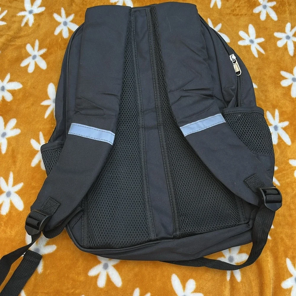 NEW NWOT Wednesday Addams Jenna Ortega Black Graphic Backpack Women's Kids Girls